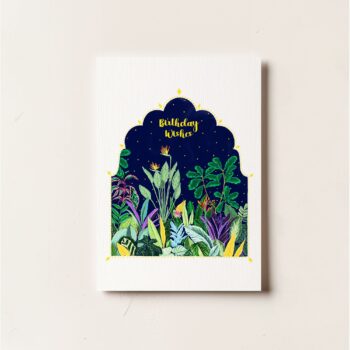 Tropical Birthday Wishes Card