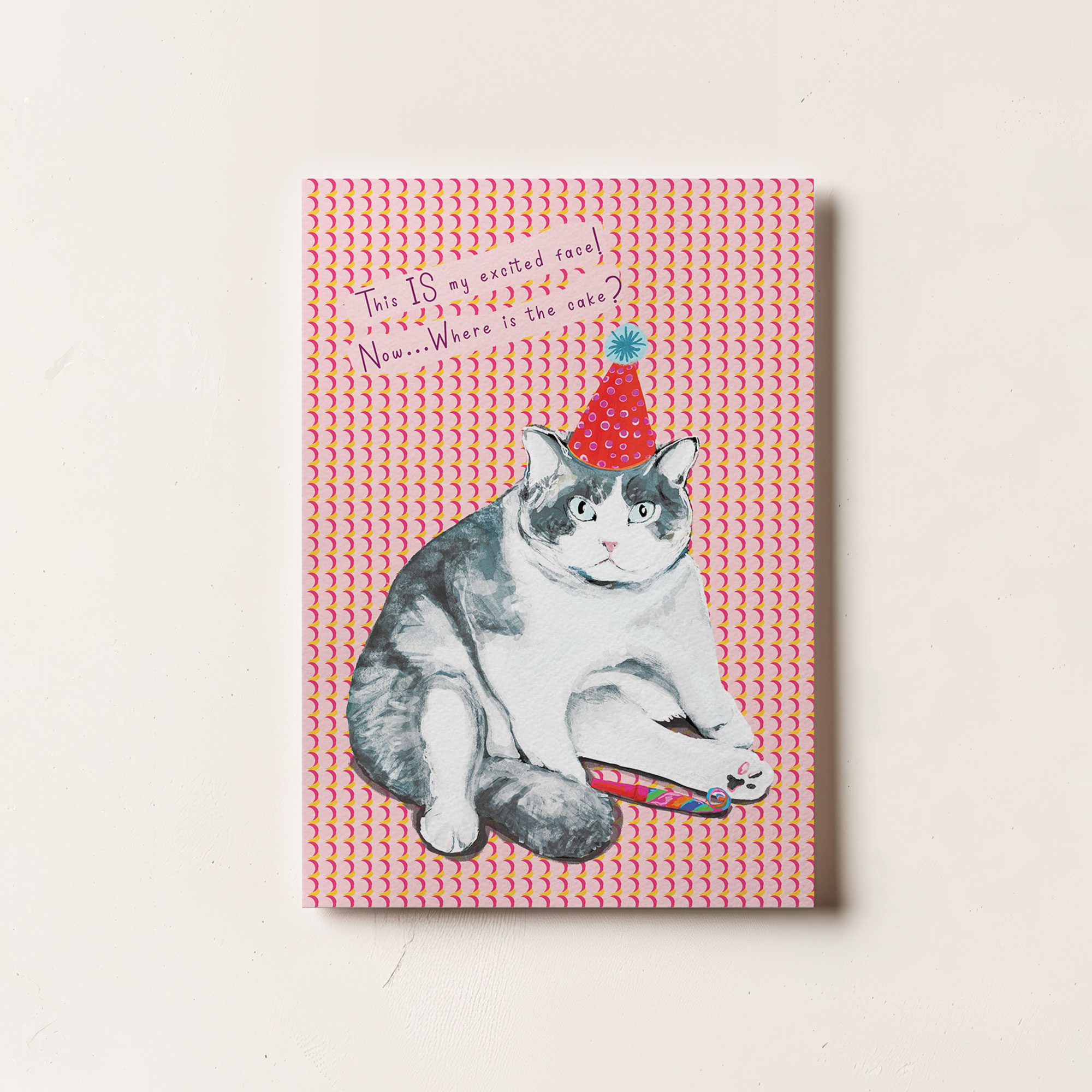 Party Grumpy Cat Birthday Card