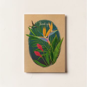 Tropical Thank You Card