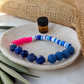 Aromatherapy Lapis Lazuli Gemstone Bracelet