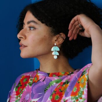 Holographic Dangly Earrings