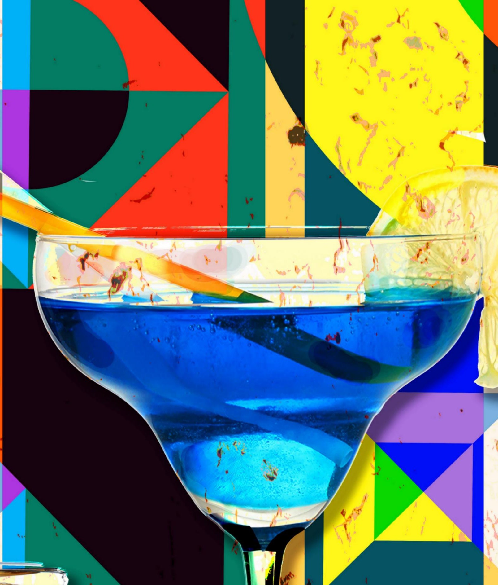 Blue Lagoon Cocktail print - gallery quality print