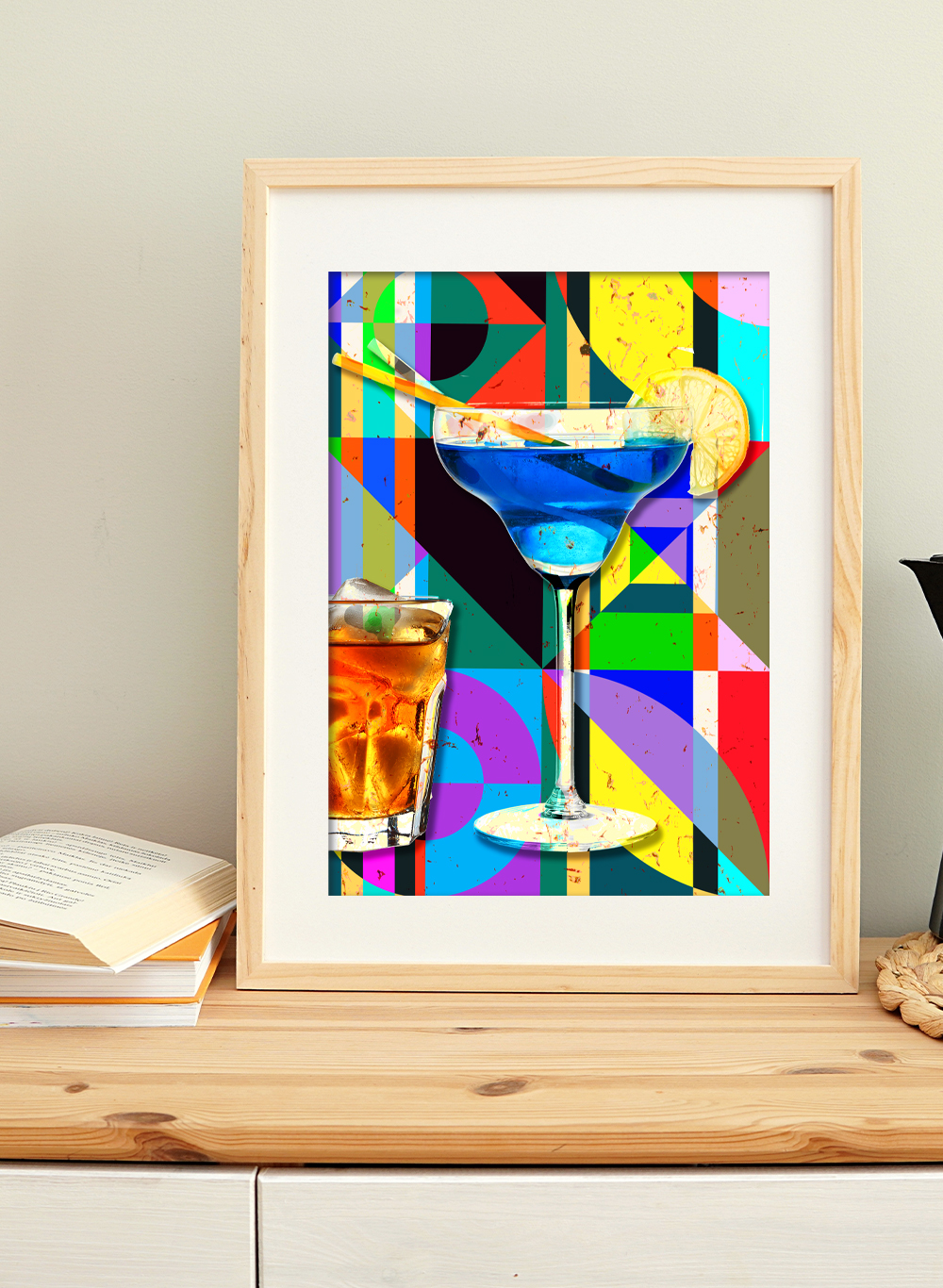 Blue Lagoon Cocktail print - gallery quality print