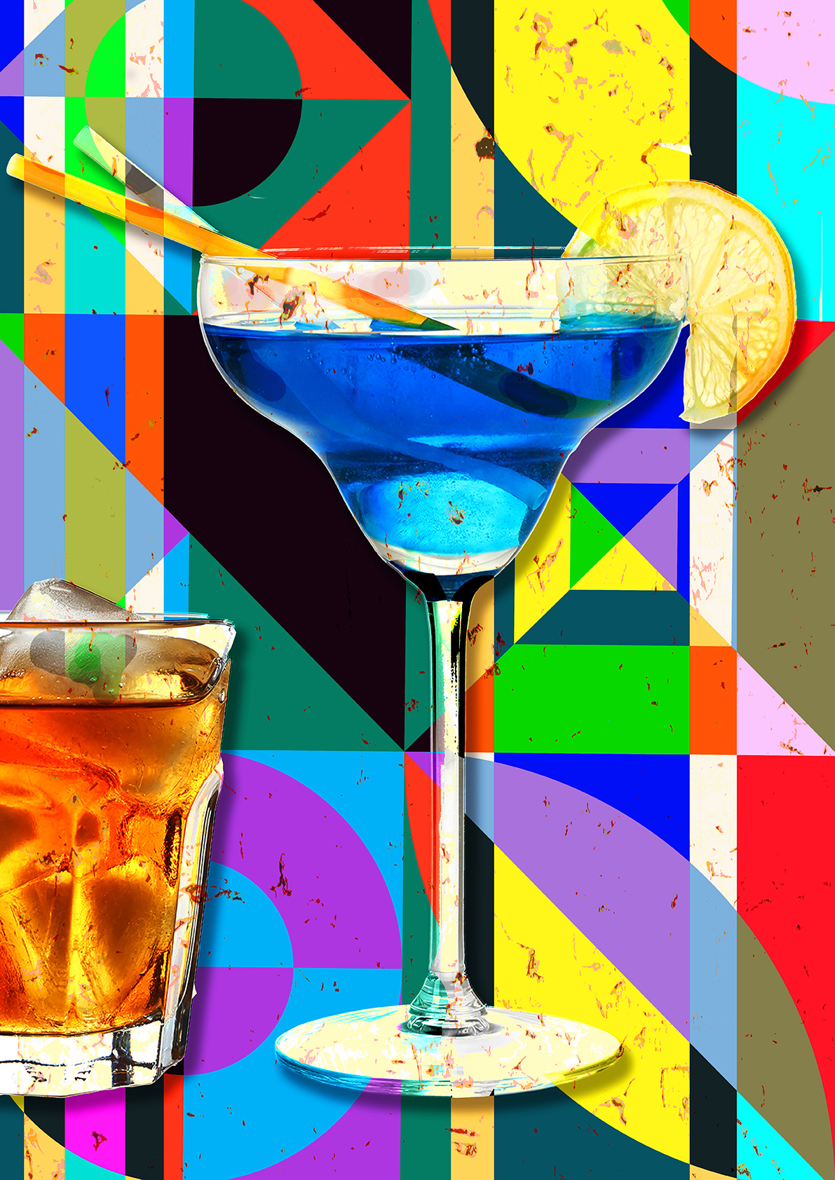 Blue Lagoon Cocktail print - gallery quality print