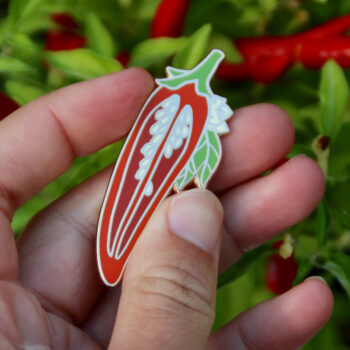 Chilli Pepper Hard Enamel Pin
