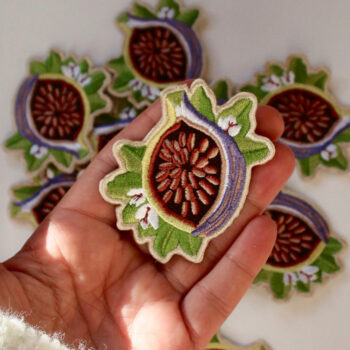 Fig Embroidered Patch