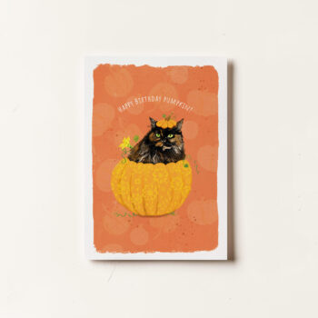 Happy Birthday Pumpkin Card