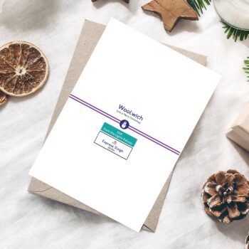 London Tube - Woolwich You a Merry Christmas Card