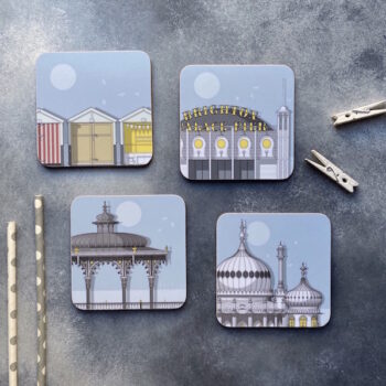 Brighton Sun - Set of Four Coasters