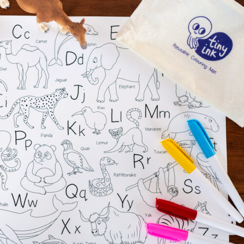tiny ink studio reusable colouring mat