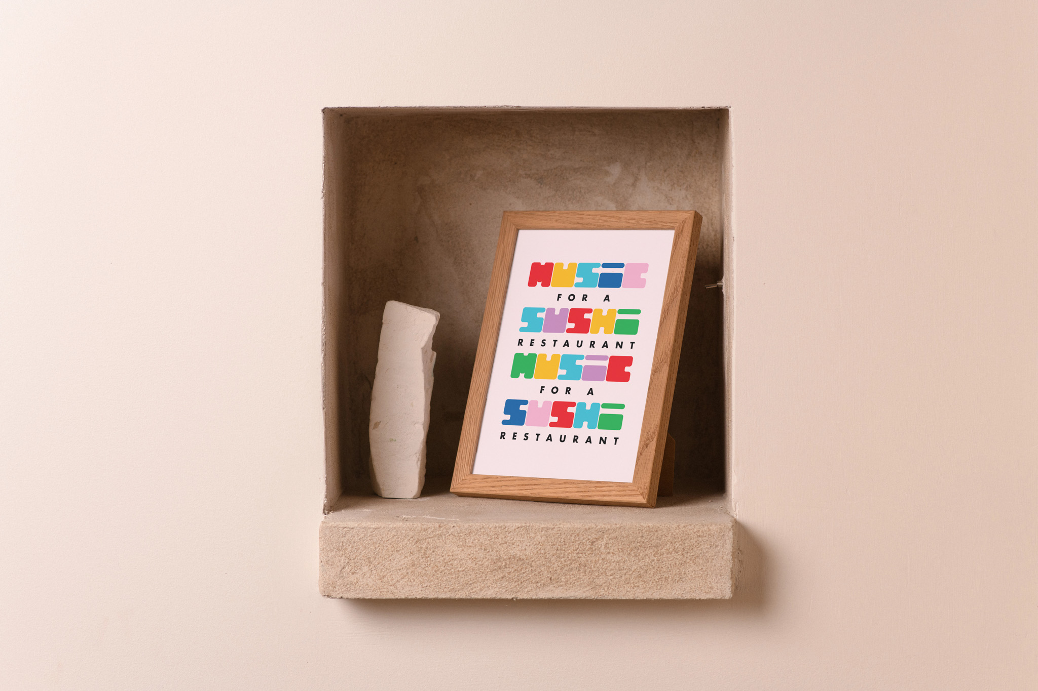 Music for a Sushi Restaurant Print