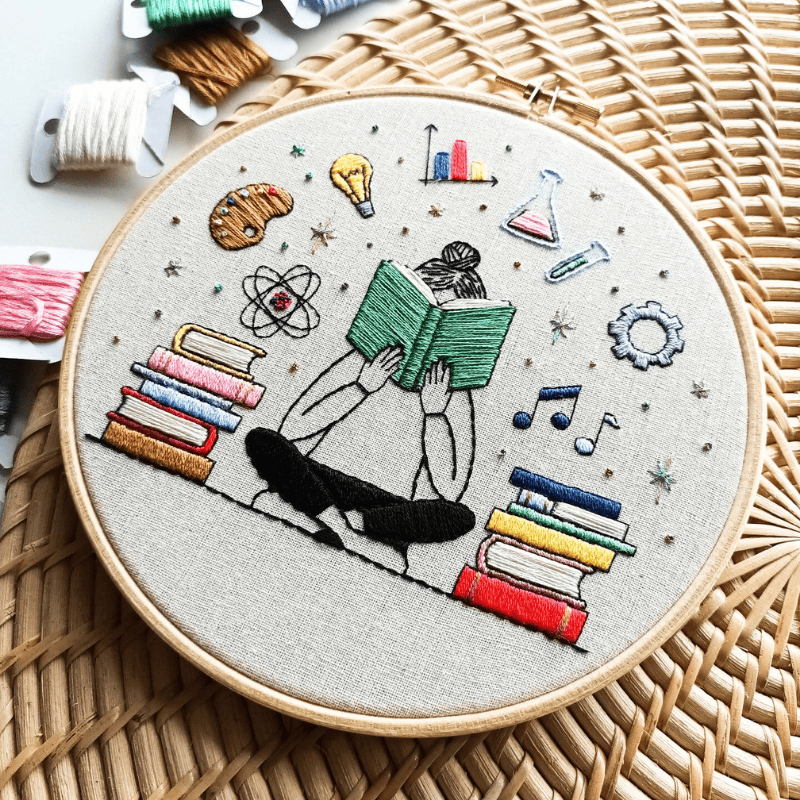 DIY embroidery kit for beginners - Stay curious