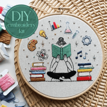 DIY embroidery kit for beginners - Stay curious