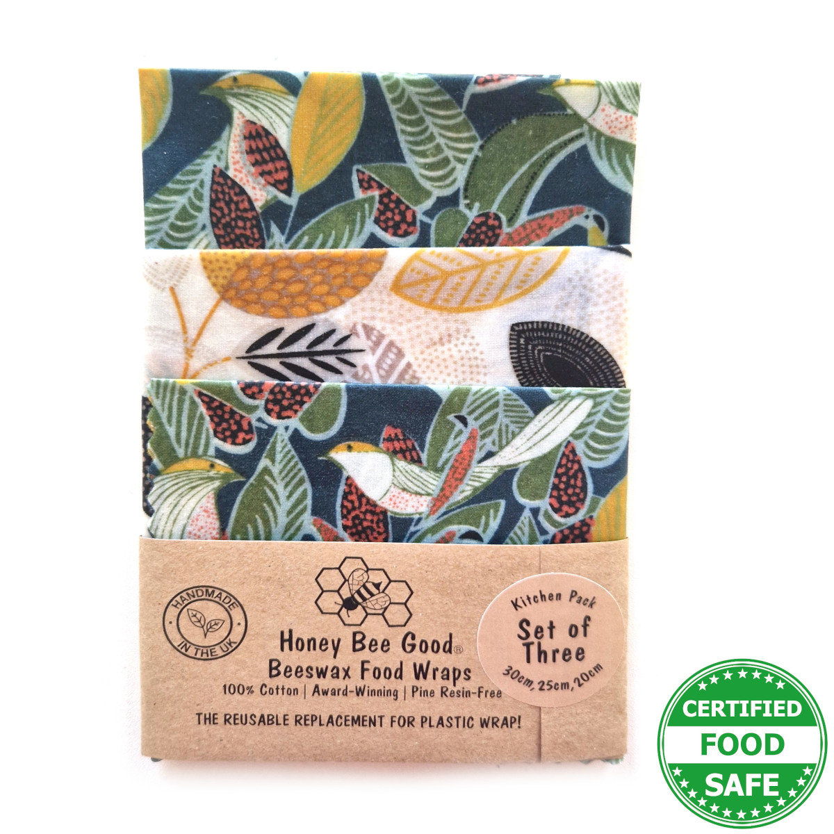 Beeswax Food Wraps | Set of 3 | Canopy