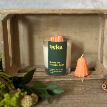 Pumpkin Spice Soy Candle, Vegan Soy Wax Candle