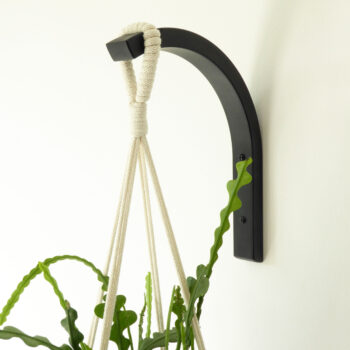 Indoor wooden plant hanger