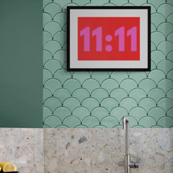 11:11 wall art print | Angel time